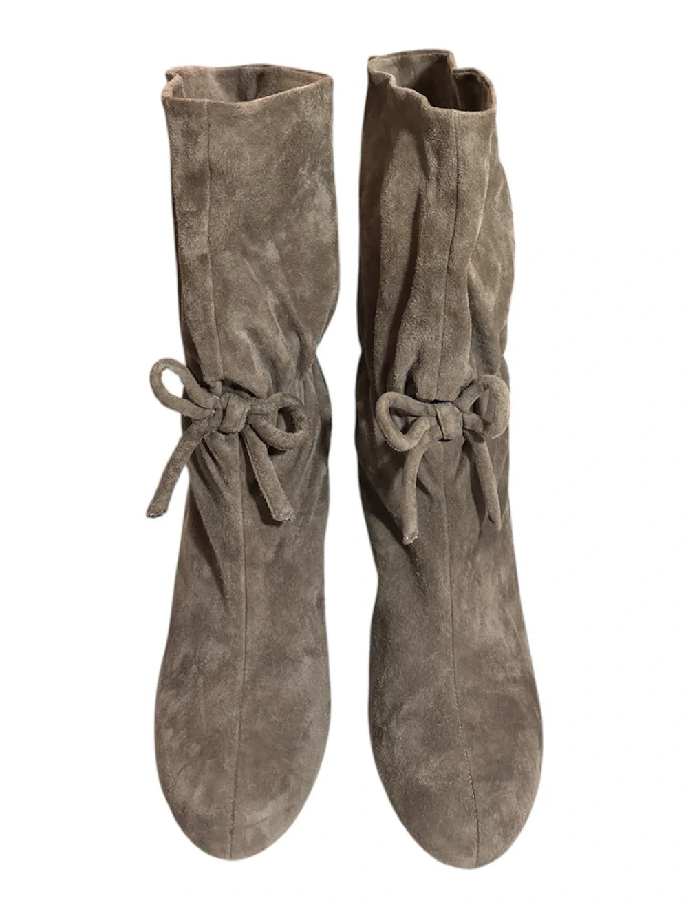 kate spade Taupe Suede Mid-Calf Boots